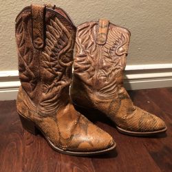 Snake Skin Boots 