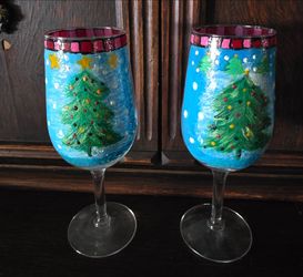 New Christmas hand painted