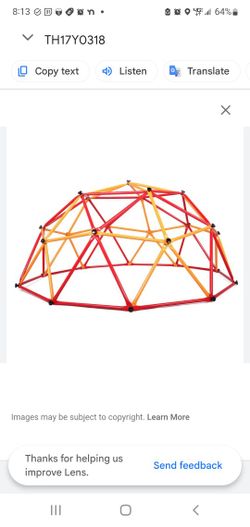 Outdoor Kids Dome Climber Jungle Gym Metal Monkey Bars for Backyard