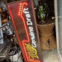 Miller Draft Neon Guitar 