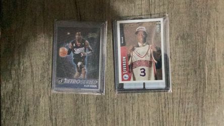 New Allen Iverson basketball cards the cards are not scratched or anything.