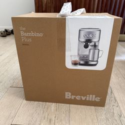 Breville Bambino Plus Espresso Machine - stainless steel