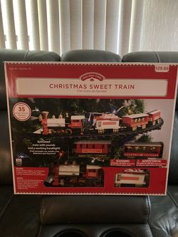 Christmas Tree Train Set