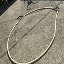20 Ft 3/4 Inch Insulated Tow Cable With Thimbles Eye 