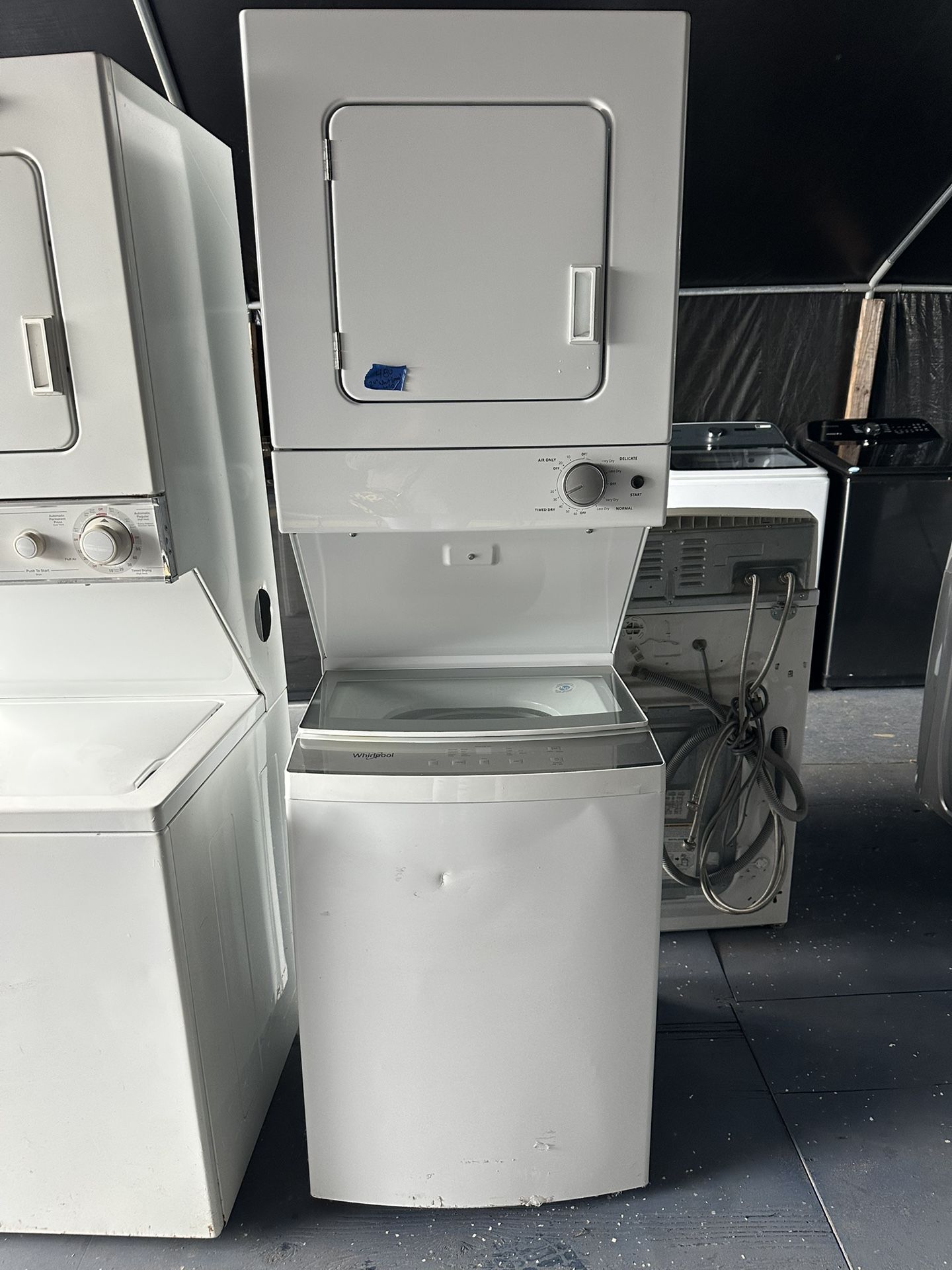 Whirlpool 24w” Stackable Washer & Dryer /60 DAY WARRANTY Located On 📍5200 E 10TH AVE TAMPA FL 33619📍