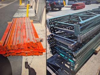 10' Teardrop Uprights and 8' Teardrop Cross Beams (Selling as Lot Only)