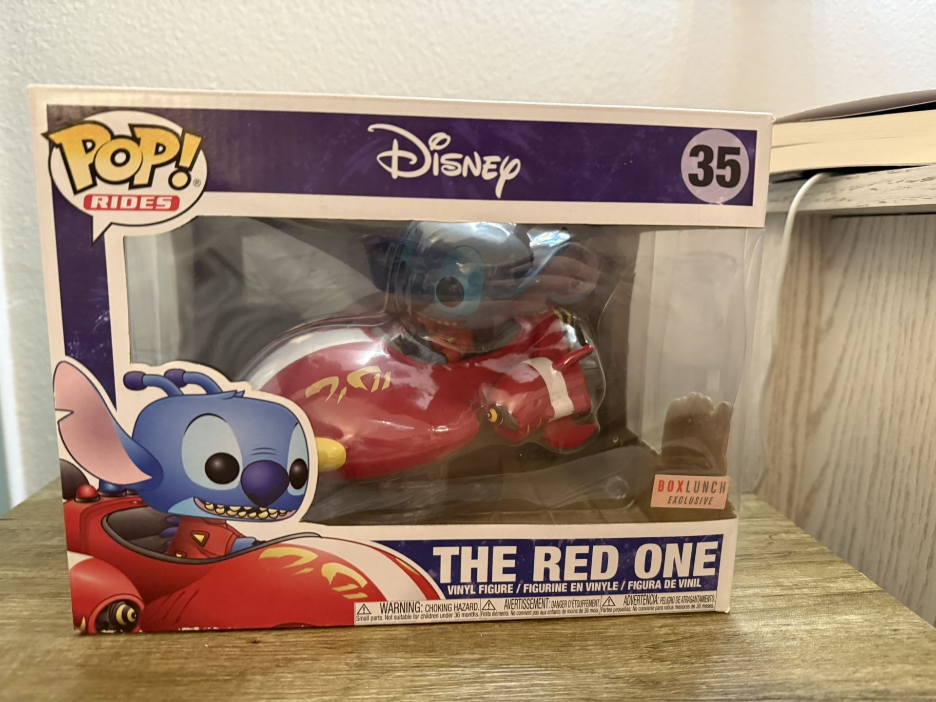Funko Pop! Rides – Disney Lilo & Stitch “The Red One” (#35) – BoxLunch Exclusive 