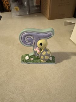 New In Box. Precious Moments T Is For Turtle Figurine 