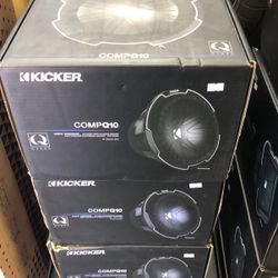 Kicker CompQ 10 On Sale Today For 229.99