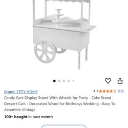 Candy Cart White 100$