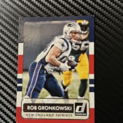 Rob Gronkowski Football Card