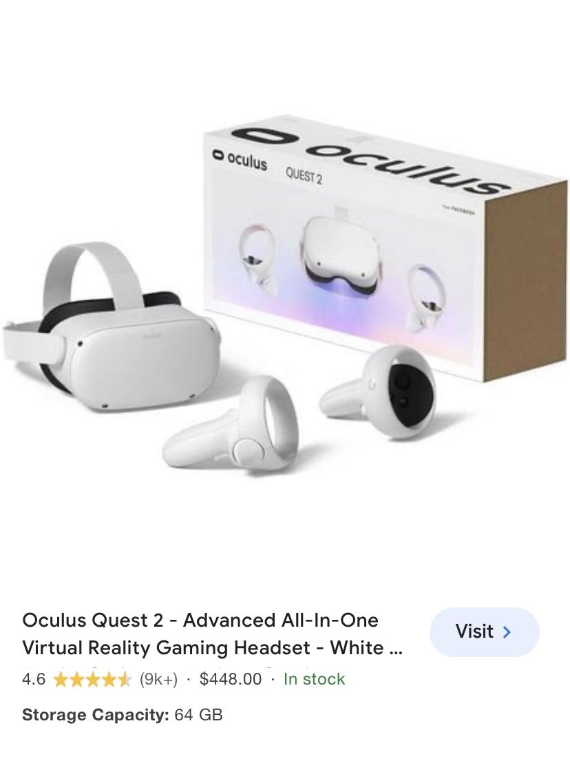 Oculus Quest 2 With Games