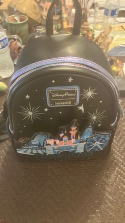 Loungefly Disney Resort Icons and Fireworks Mini Backpack