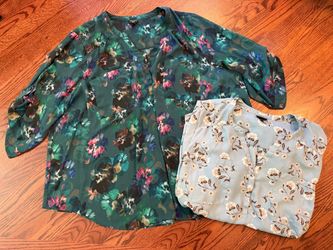 Torrid Plus Size Harper Georgette 3/4 Sleeve Blouse Size 5 (28) Bundle