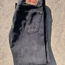 Black Levi Pants 