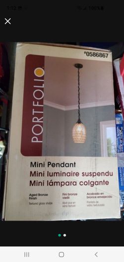 Portfolio Mini Pendant Light