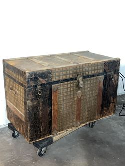 Antique Chest Vintage Trunk