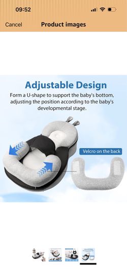 Baby Lounger, Dual-Function Removable Machine-Washable Pad, Lightweight and Portable