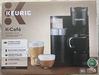 Keurig K-Café Essentials Single Serve K-Cup Pod Coffee Maker, Black