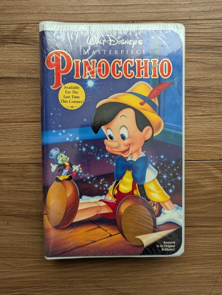Pinocchio VHS (Unopened)