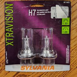 Sylvania H7 XtraVision Halogen Headlight Bulb, Pack of 2.