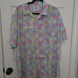 Easter Peeps Button Down Shirt