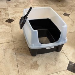 open top kitty litter tray