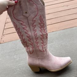 Pink Cowgirl Boots