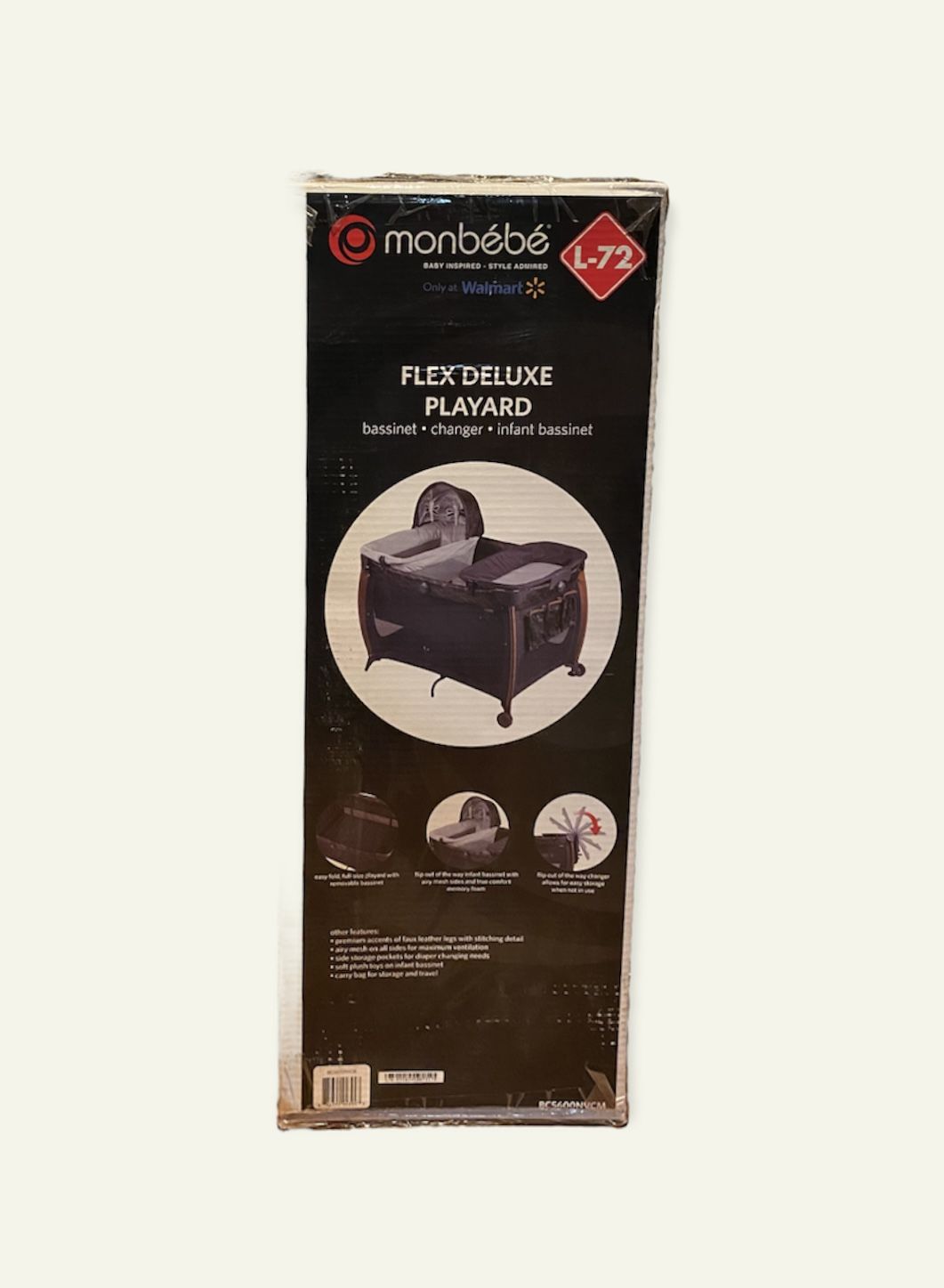 Nursery Camouflage Bassinet Monbebe Flex Deluxe Baby Play Yard