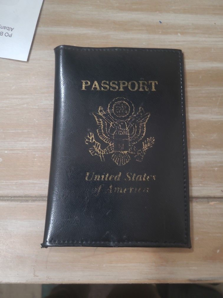 Black Passport Case