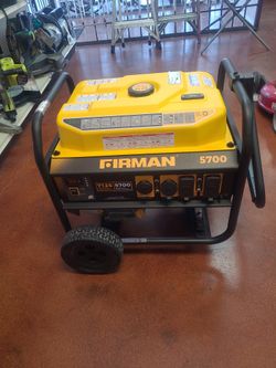 FIRMAN 5700 WATT POTABLE GENERATOR 