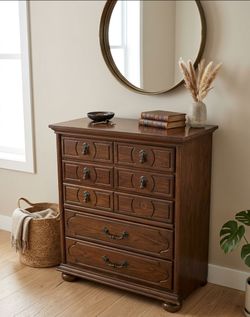 ✨ Vintage Wooden Chest of Drawers 🔥$35
