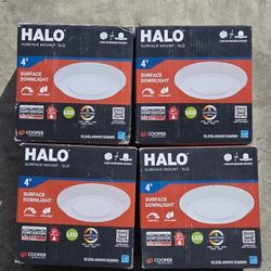 4 in. 2700K-5000K Selectable CCT Surface Integrated LED Downlight Recessed Light with White Round Trim