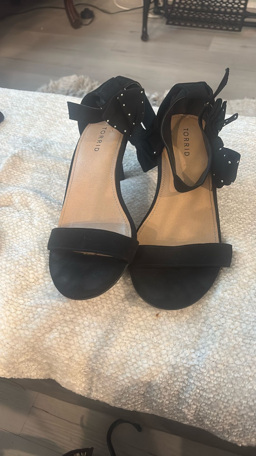 Torrid Hills, Ankle Bows, Black Size9, only wore a couple times