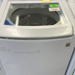 LG WTCW 27 in. 4.8 cu. ft. Mega Capacity White Top Load Washer