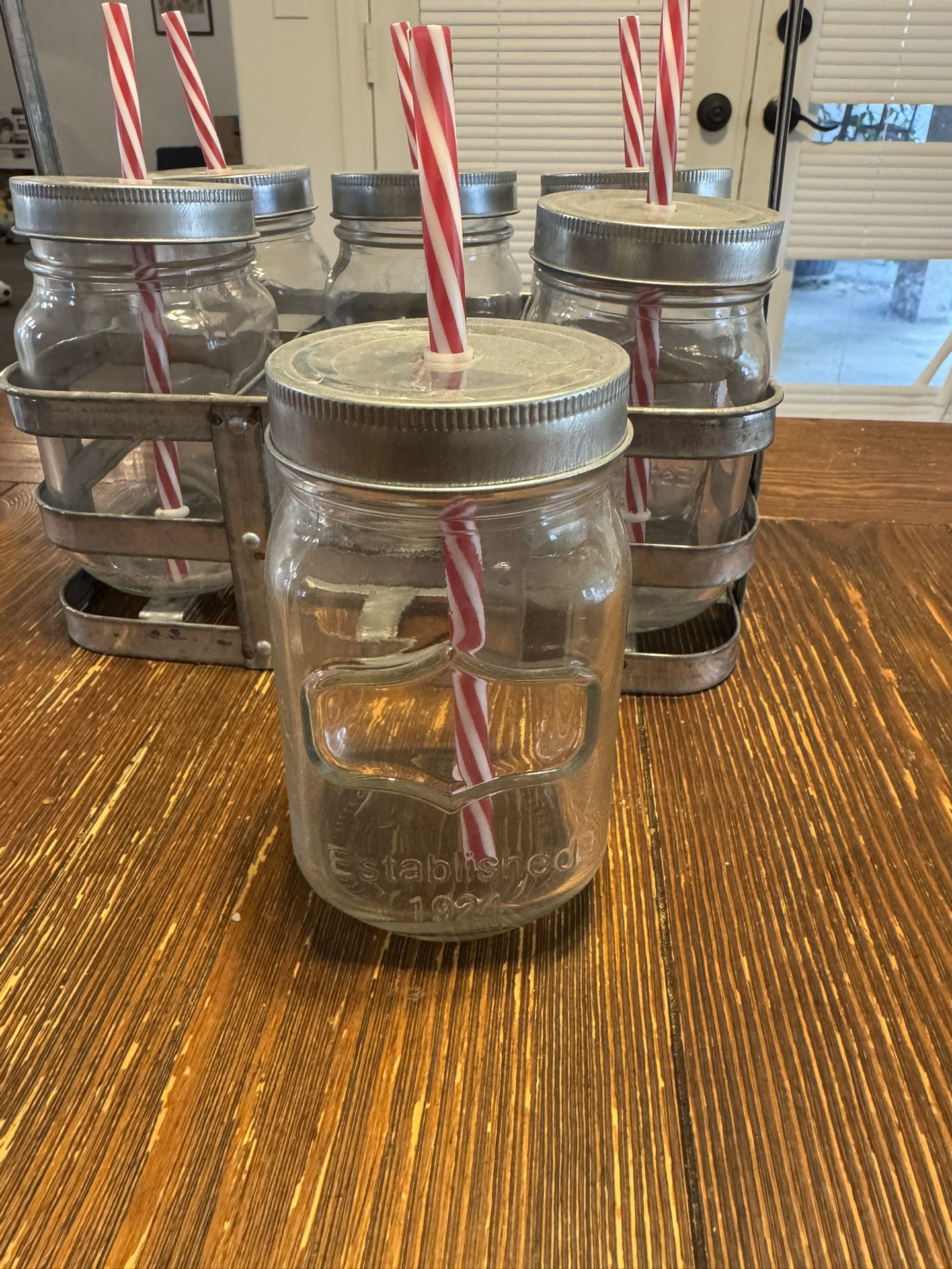 Vintage Mason Jar Drink Set – $50 (Great Condition!)