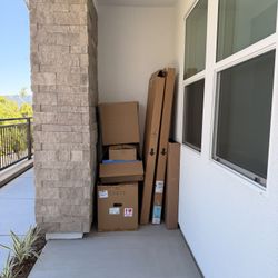 Mix Cardboard Boxes. 