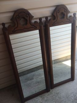Matching Vanity mirrors Solid wood