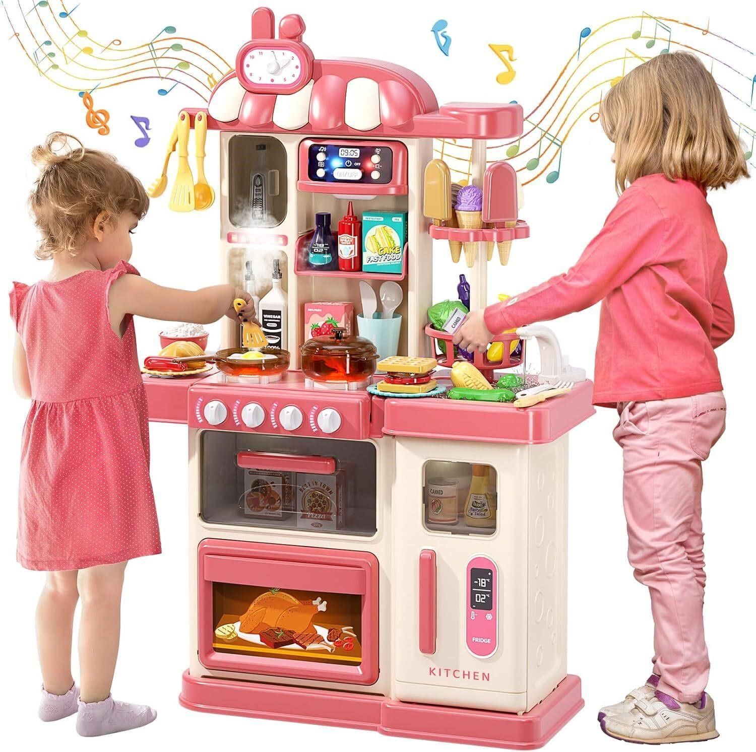 Brand New In Box 47PCS Kids Kitchen Playset with Sound & Light