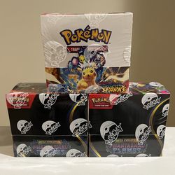Pokemon Booster Boxes (Phantasmal Flames/Surging Sparks)
