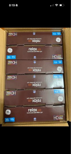 GE 60W Replacement, A19, Soft White (2700K), LED General Purpose Bulbs (48-Pack)