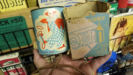 Vintage baby bottle warmer. 1940 1950 gm chevy fleetline bomb