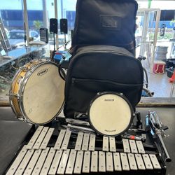 Ludwig Student Combo Percussion Kit – Snare, Bells, Pad, Case
