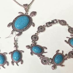 New Sea Turtle Jewelry Set