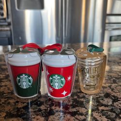 Starbucks Mini Cup Ornaments