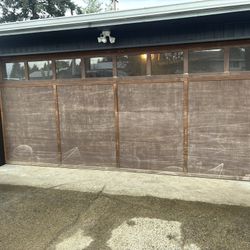 16x7 Wood Garage Door 