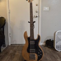 Bass Guitar Made From Spare Parts