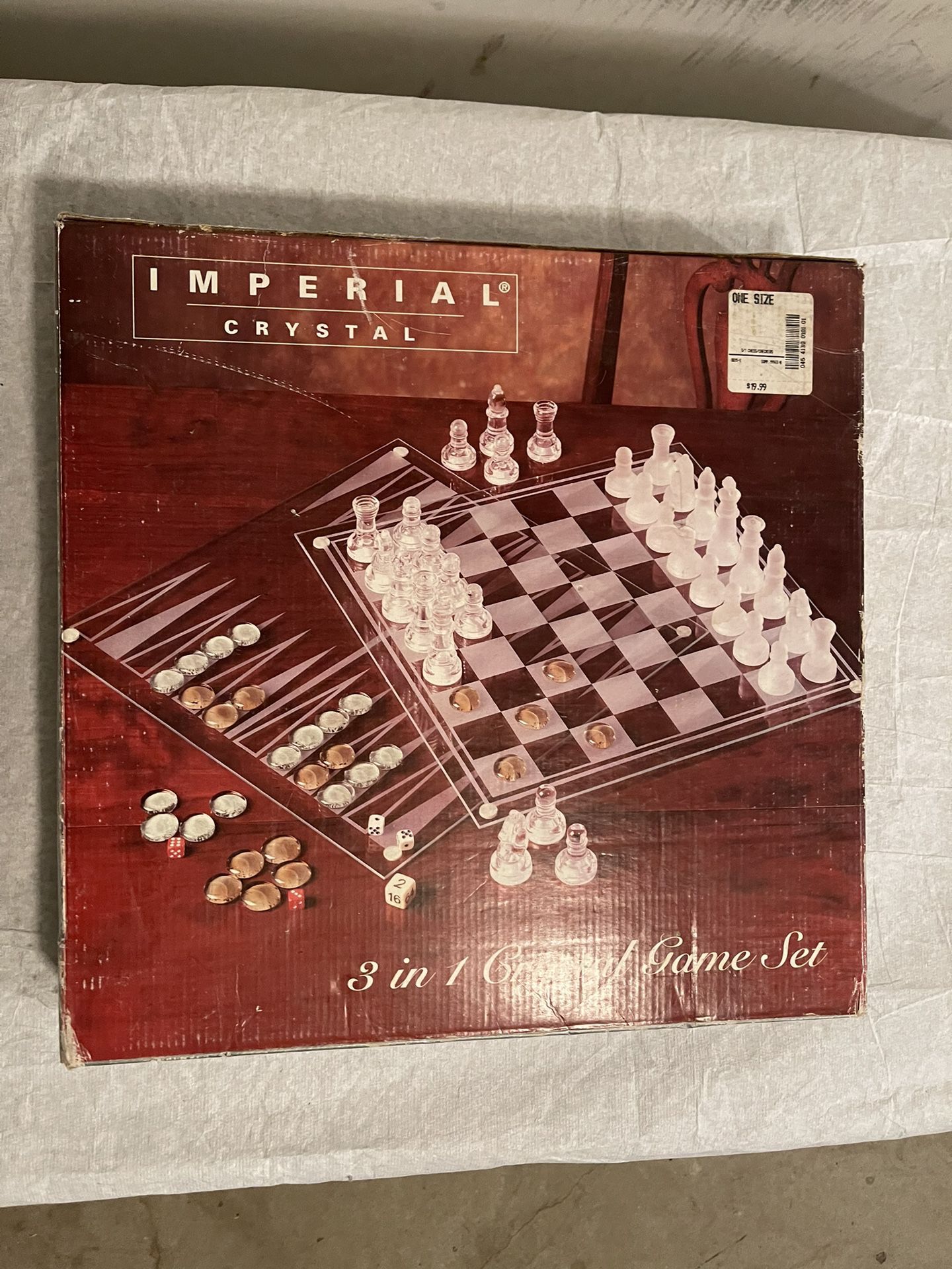 Fine Crystal Chess Game Set