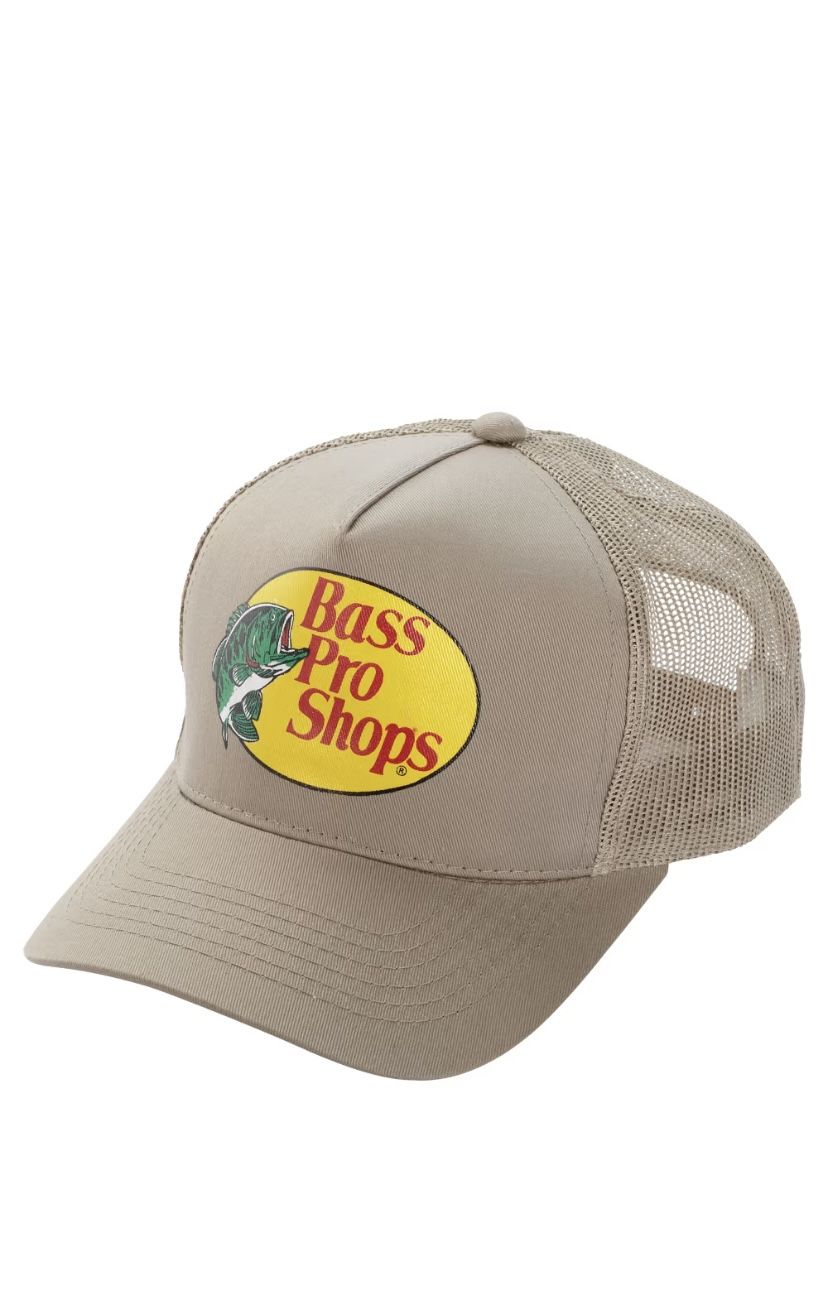 Brand New Bass Pro Shop Hat Cap (Beige) Brown Tan