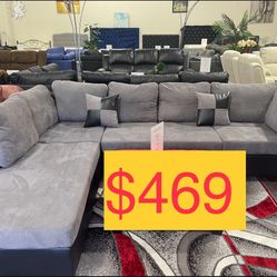 7 By 9 Sectional Sofa Set  We Do Finance 